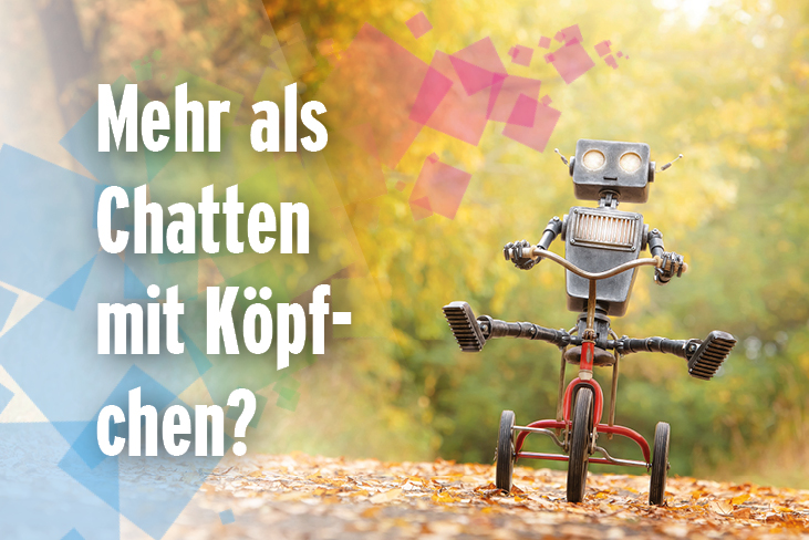 Text im Bild: Mehr als Chatten mit Köpfchen?